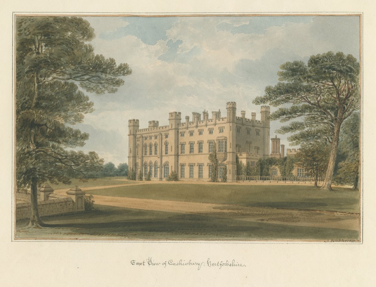 Hertfordshire - Cashiobury de John Buckler