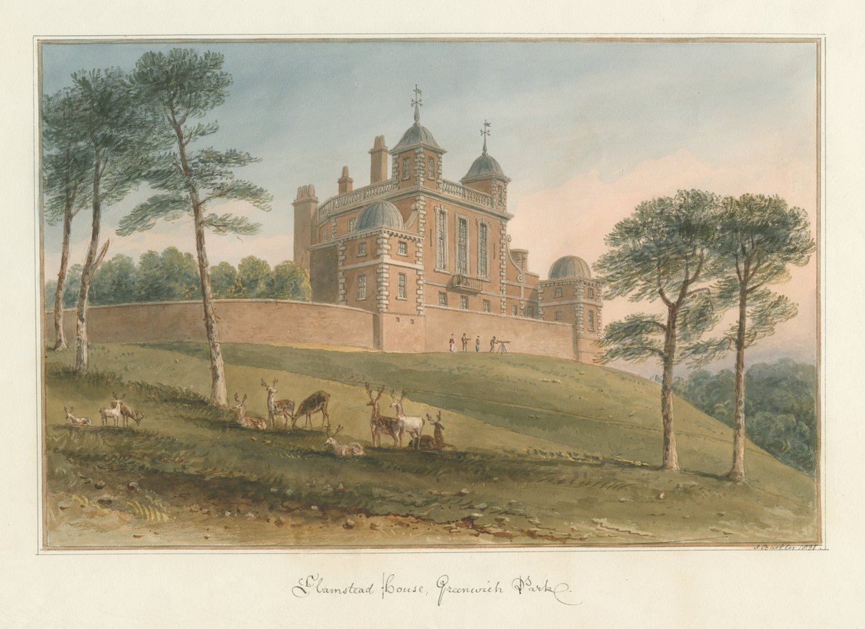 Kent - Greenwich Park - Hamstead House de John Buckler