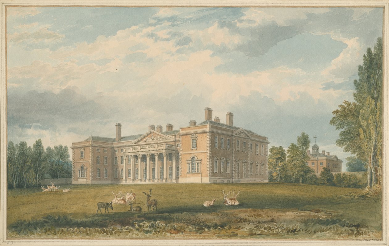 Leicestershire - Gopsall House, 1820 de John Buckler