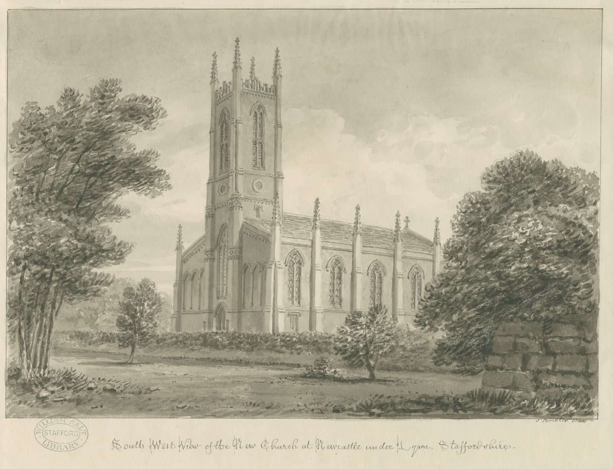 Newcastle-under-Lyme - "St. George" s " de John Buckler