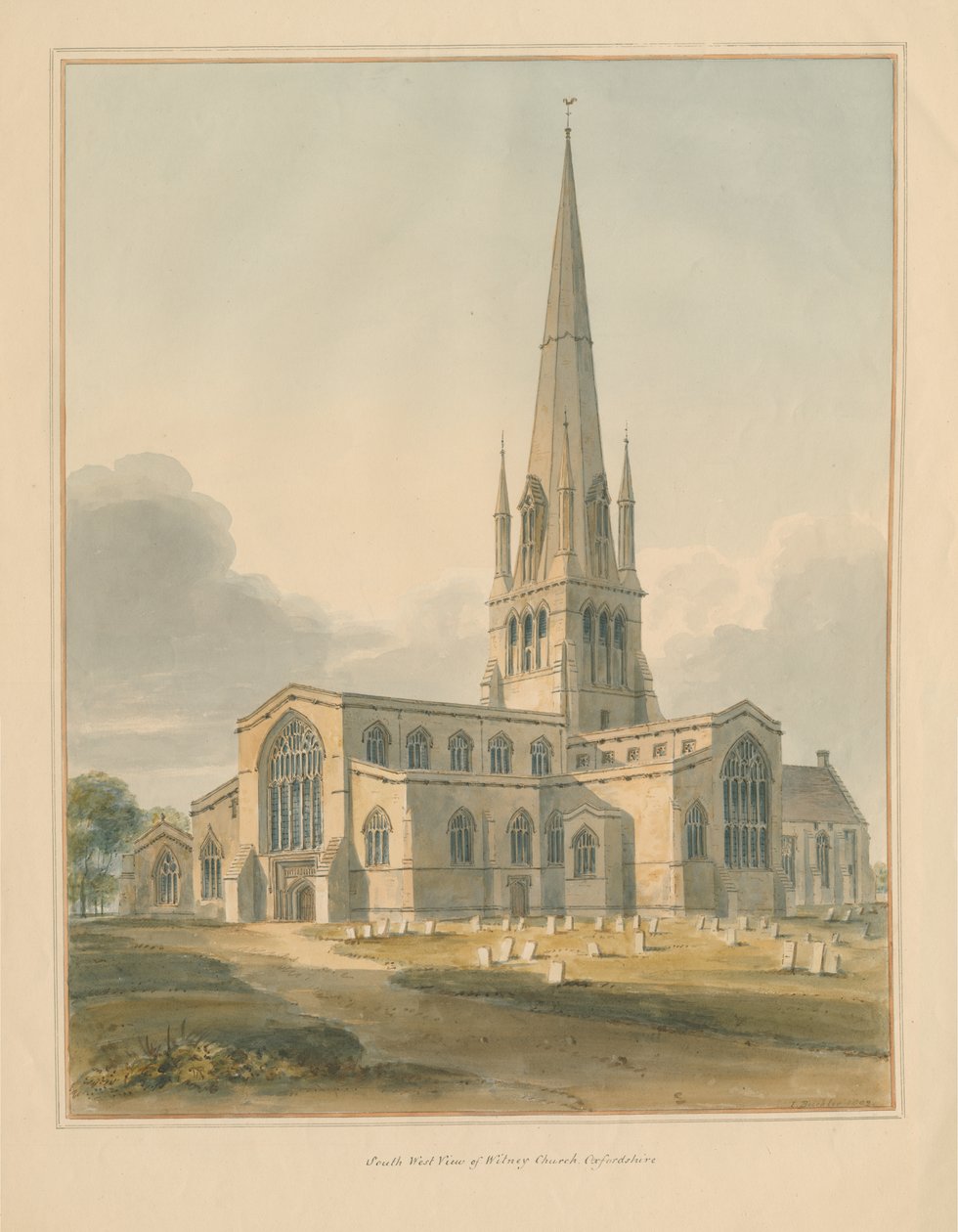 Oxfordshire - Igreja Witney de John Buckler