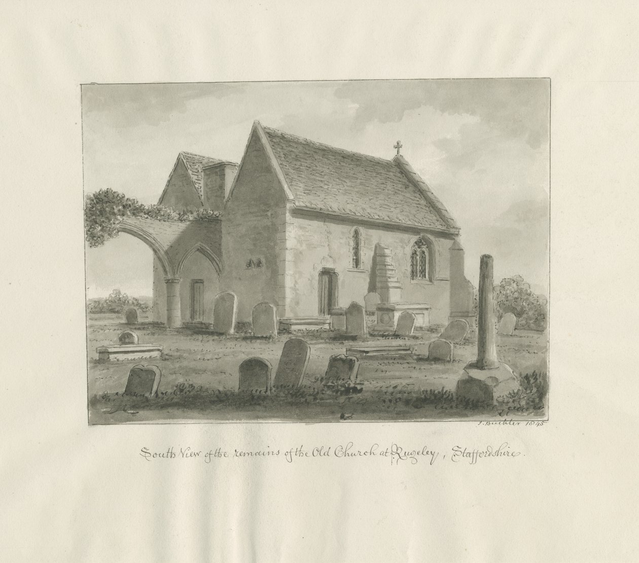 Rugeley Church de John Buckler