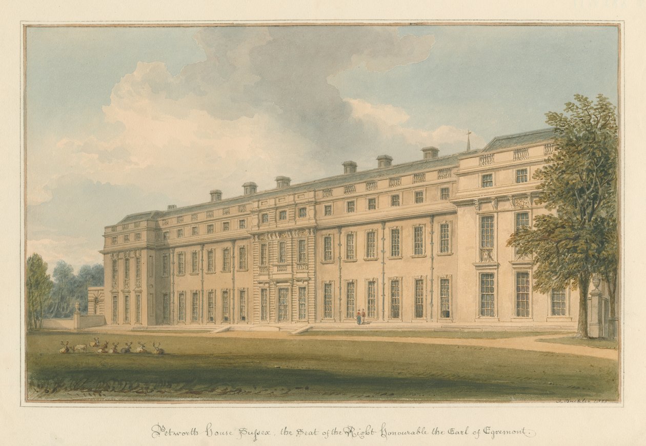 Sussex - Casa Petworth de John Buckler