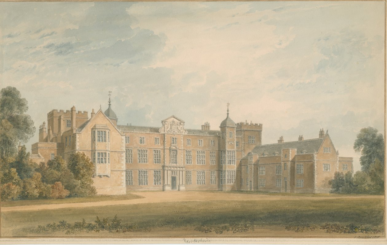 Estábulo Yorkshire - Burton, 1818 de John Buckler
