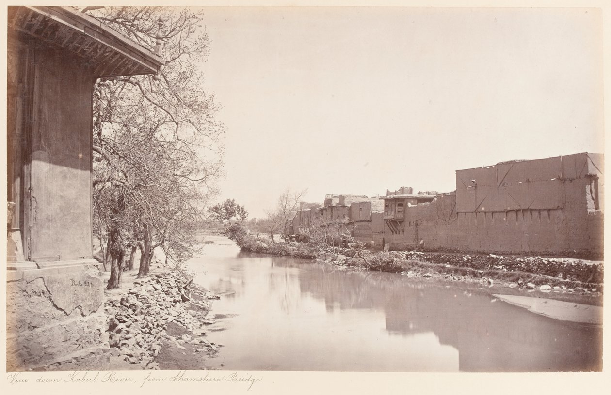 Uma vista do rio Kabul de John Burke