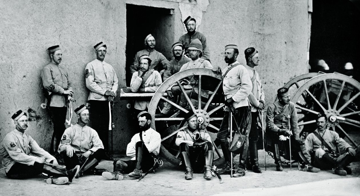 Membros da Artilharia Real de John Burke