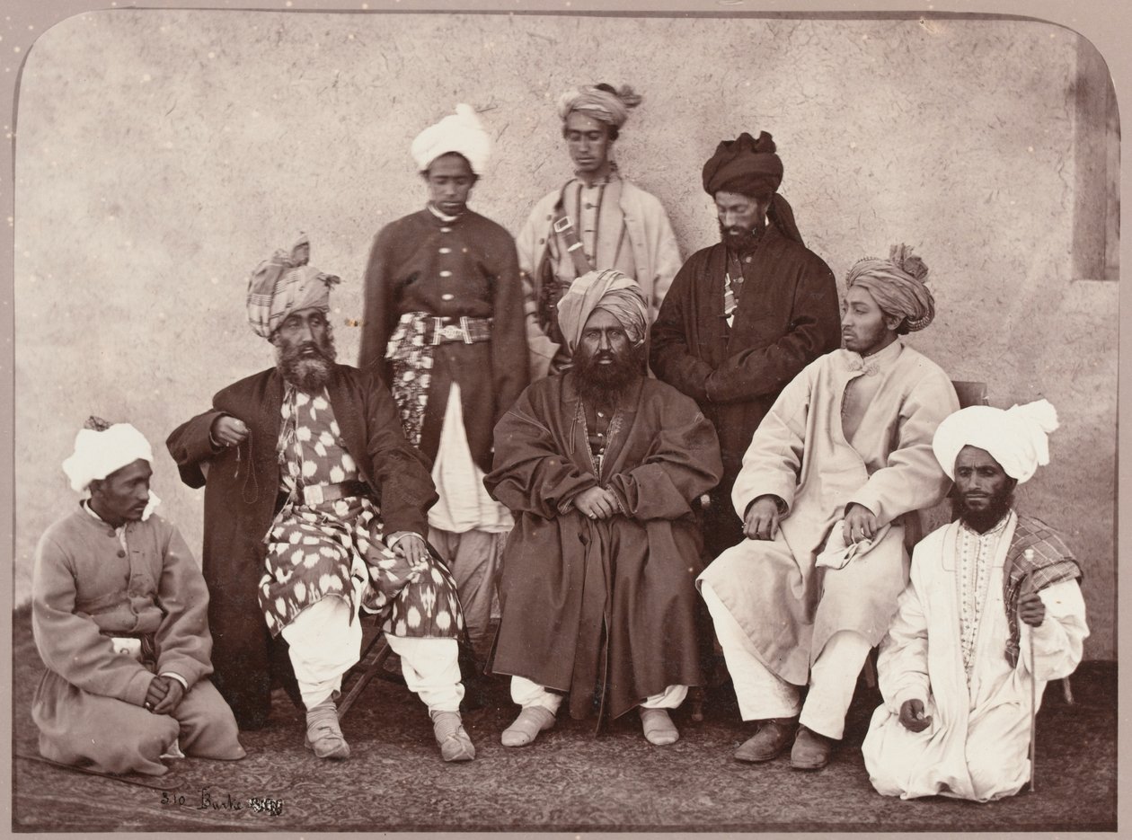 Mohamed Zahir Khan e Aslam Khan, 1879 de John Burke