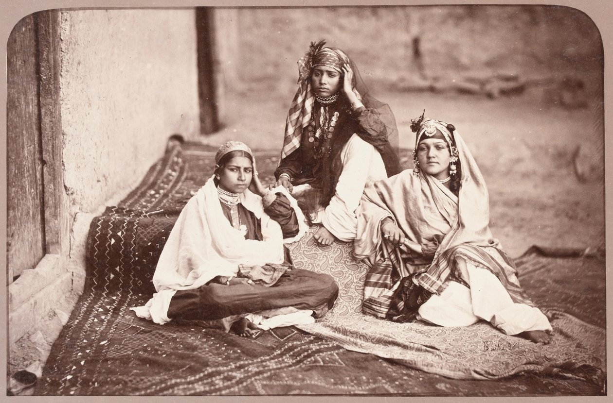 Meninas Nautch, Cabul, 1879 de John Burke