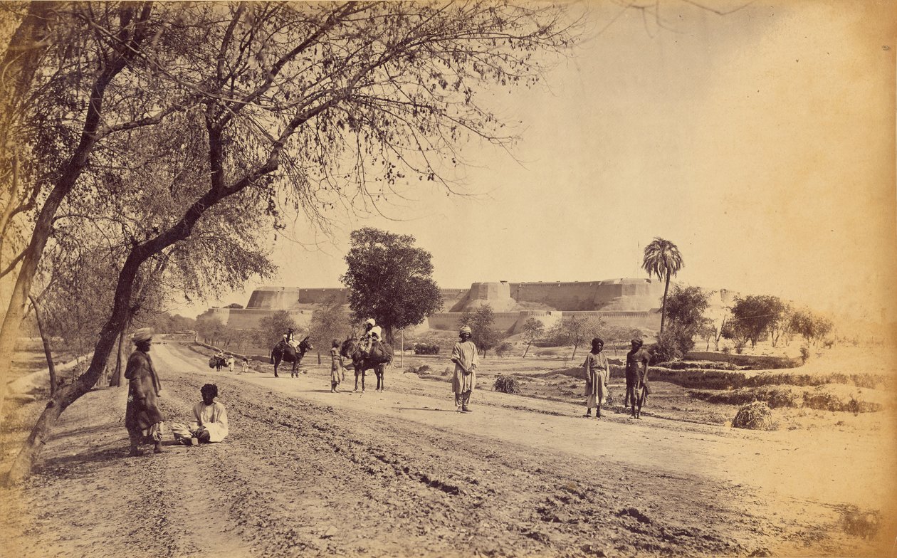 Forte de Peshawur e arredores, a partir de Jail de John Burke