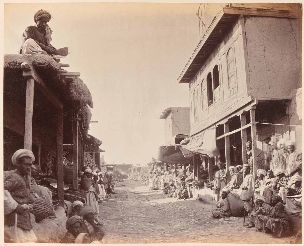 Cena de rua, Jalalabad 1879 de John Burke
