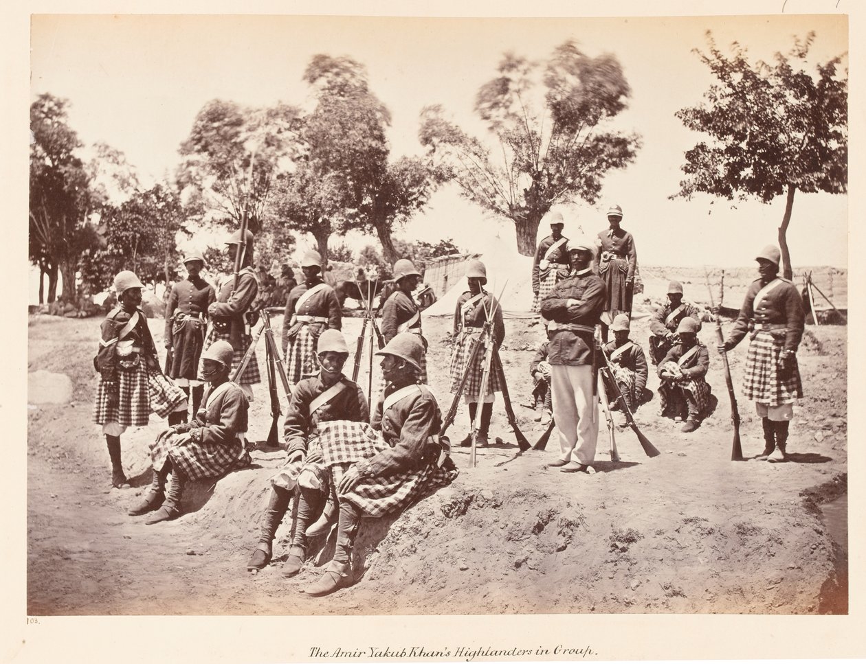 O Amir S Highland Guard , 1879 cerca de de John Burke