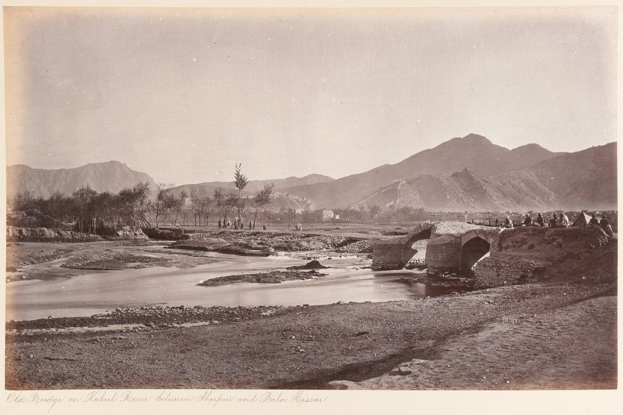 A velha ponte sobre o rio Kabul de John Burke