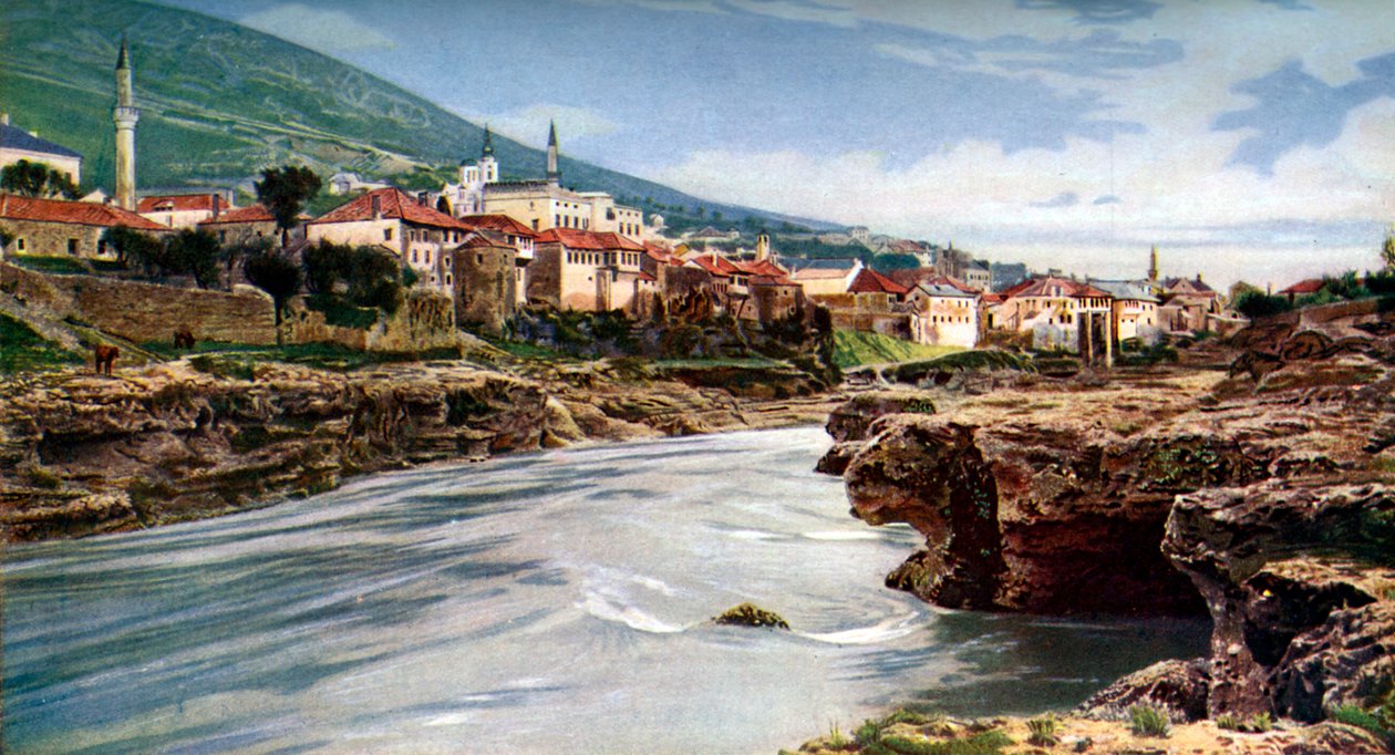 Mostar, Bósnia e Herzegovina, Iugoslávia, c1924 de John Bushby