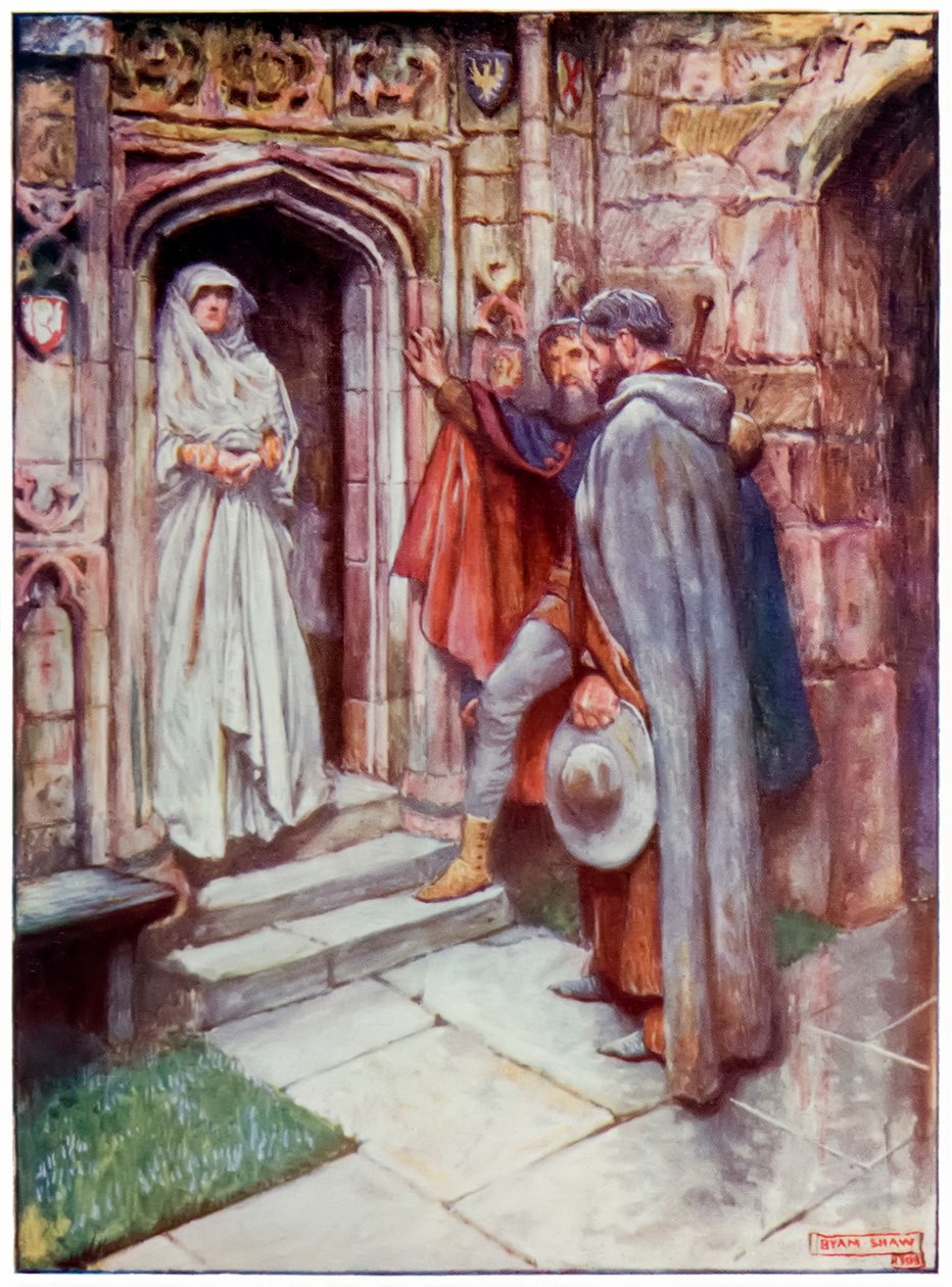 "Christian antes de discrição" de "O Peregrino" Progresso deste mundo, para o que está por vir "por John Bunyan de John Byam Liston Shaw
