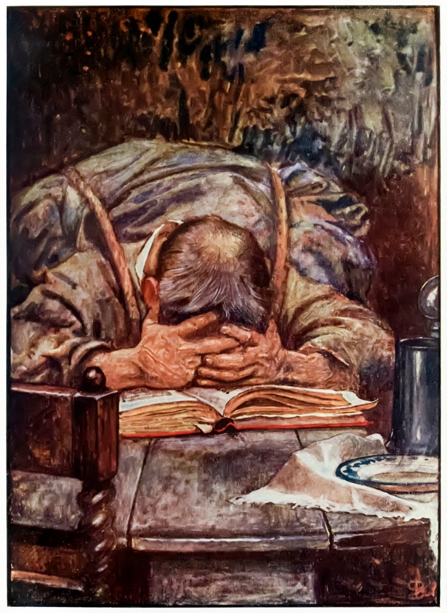 "Cristão" do progresso do "peregrino deste mundo, àquele que está vindo" por John Bunyan de John Byam Liston Shaw