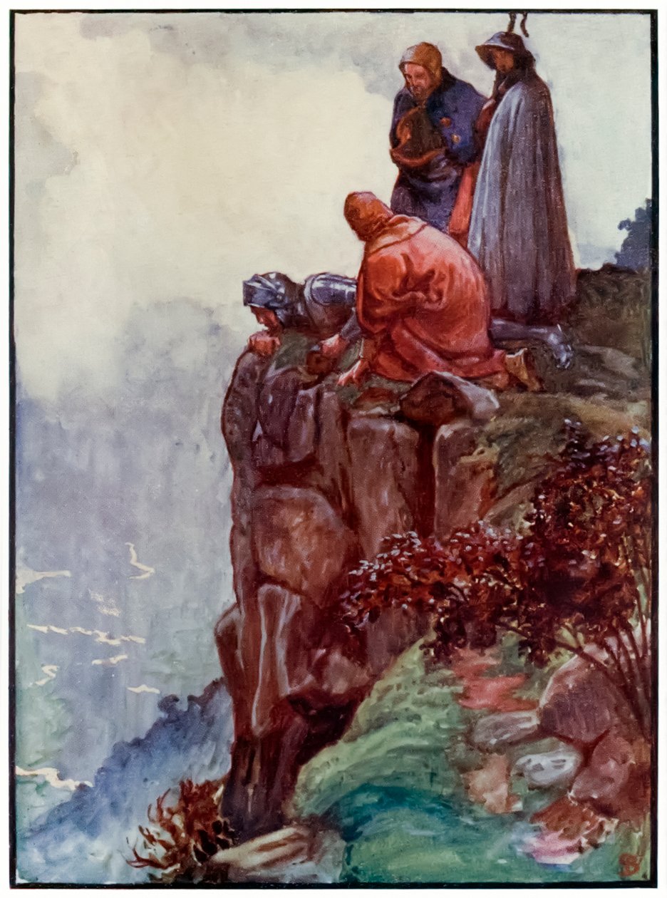 "Hill Error" de "O Peregrino" Progresso deste mundo, para o que está por vir "por John Bunyan de John Byam Liston Shaw