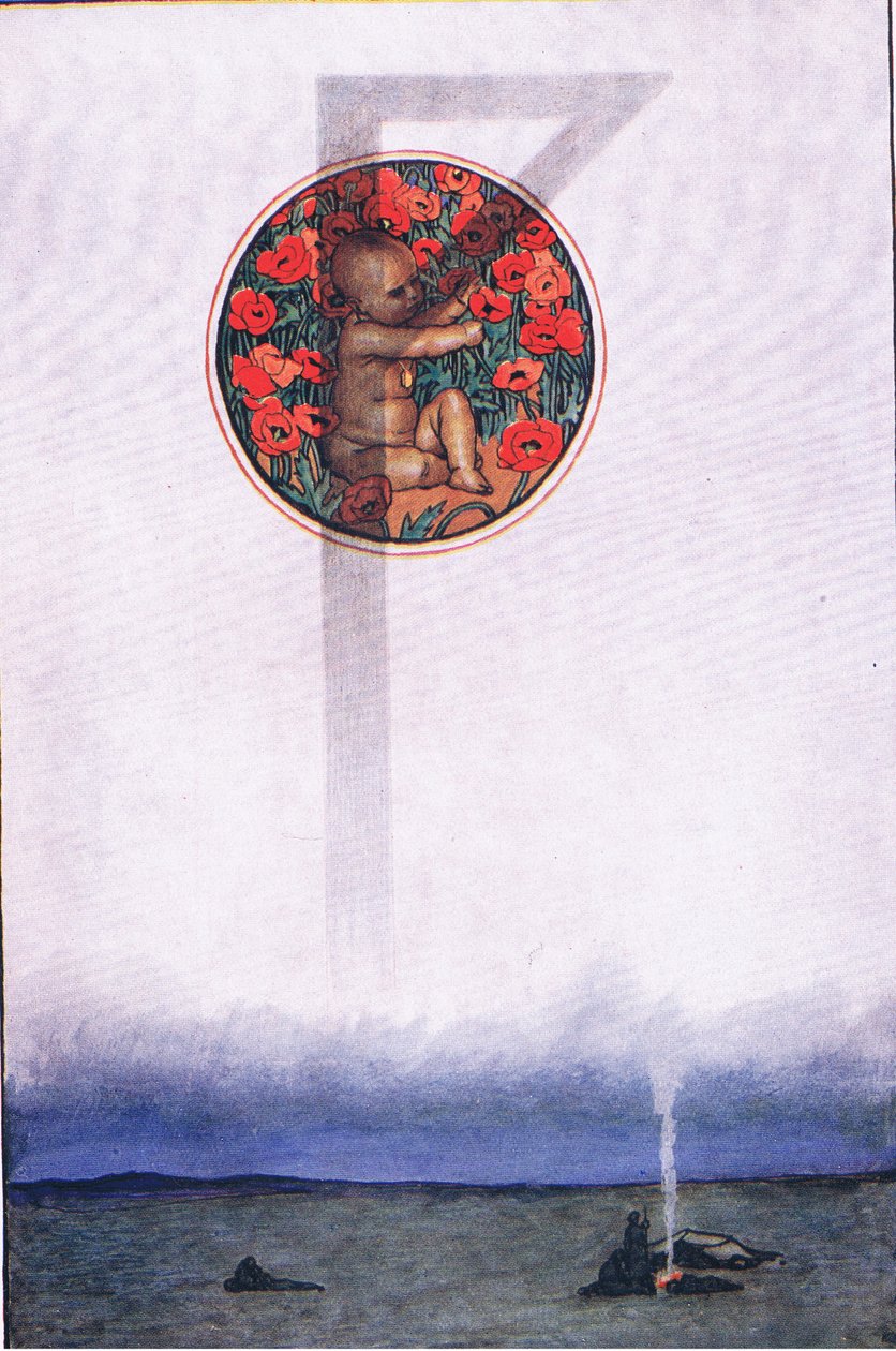 Seus rubis, ilustração de The Garden of Kama (e outras letras da Índia), 1920 de John Byam Liston Shaw