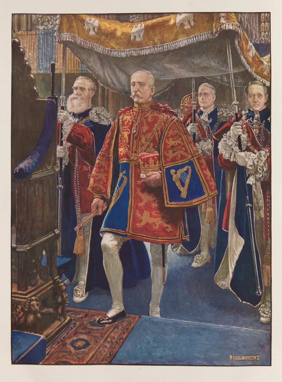 Coroação do Rei Eduardo VII de John Byam Liston Shaw