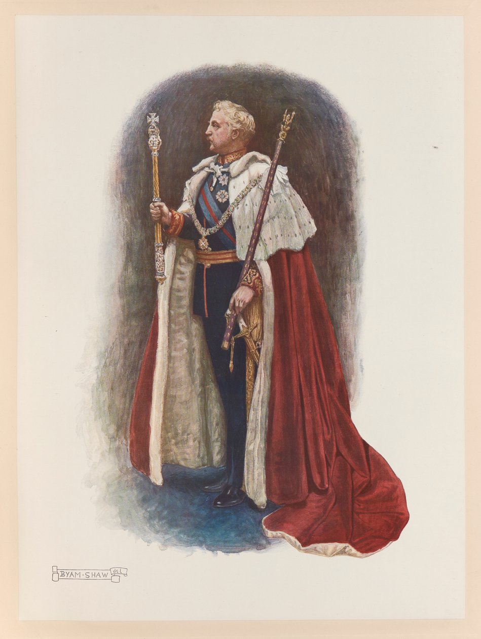 Coroação do Rei Eduardo VII de John Byam Liston Shaw