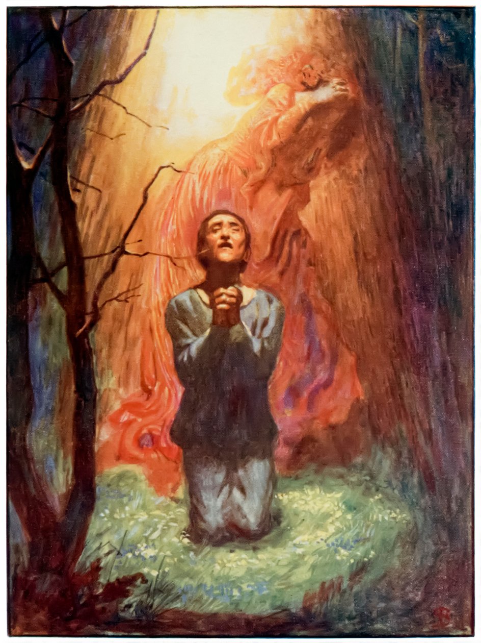 "Standfast" do "progresso do peregrino deste mundo, ao que está para vir" por John Bunyan de John Byam Liston Shaw