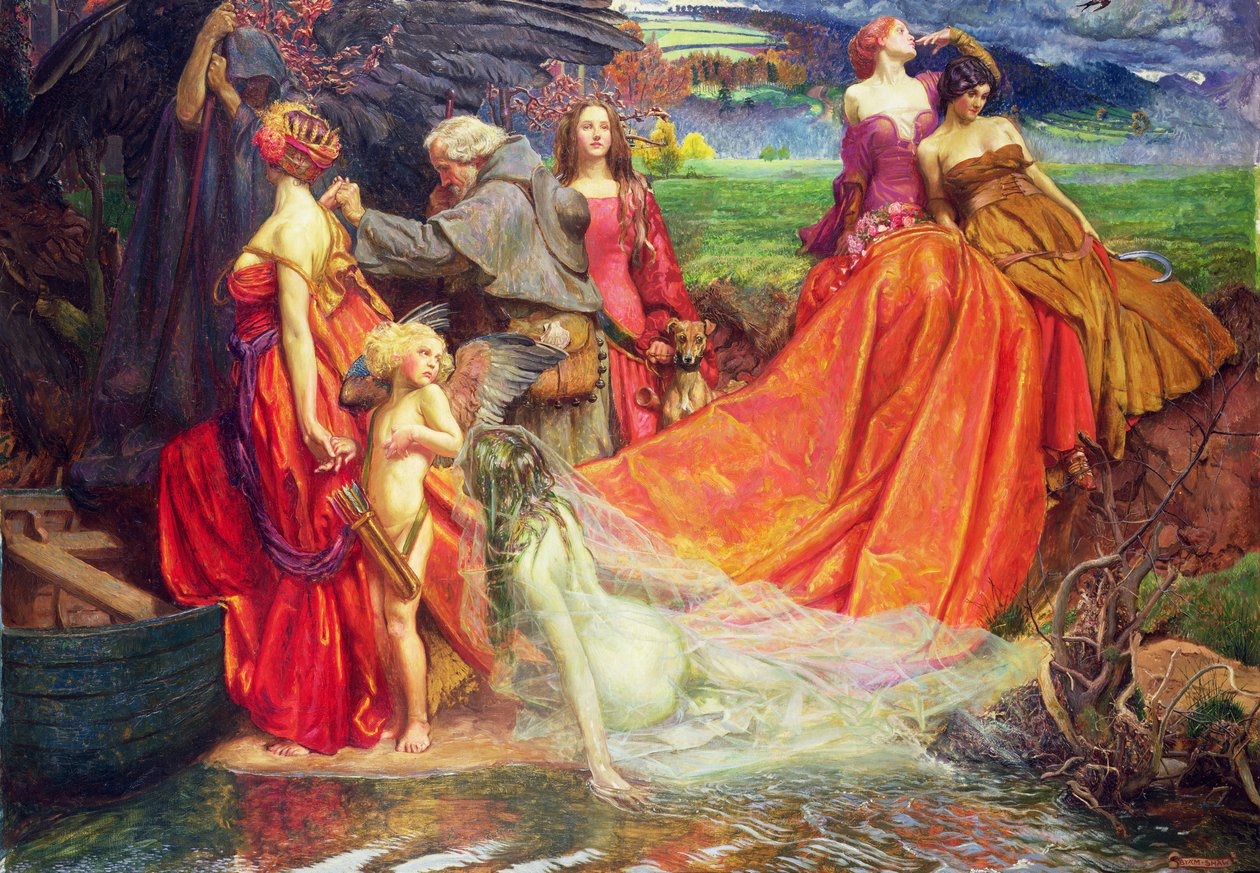 Agora é a Taxa de Outono da Feira do Ano do Peregrino de John Byam Liston Shaw