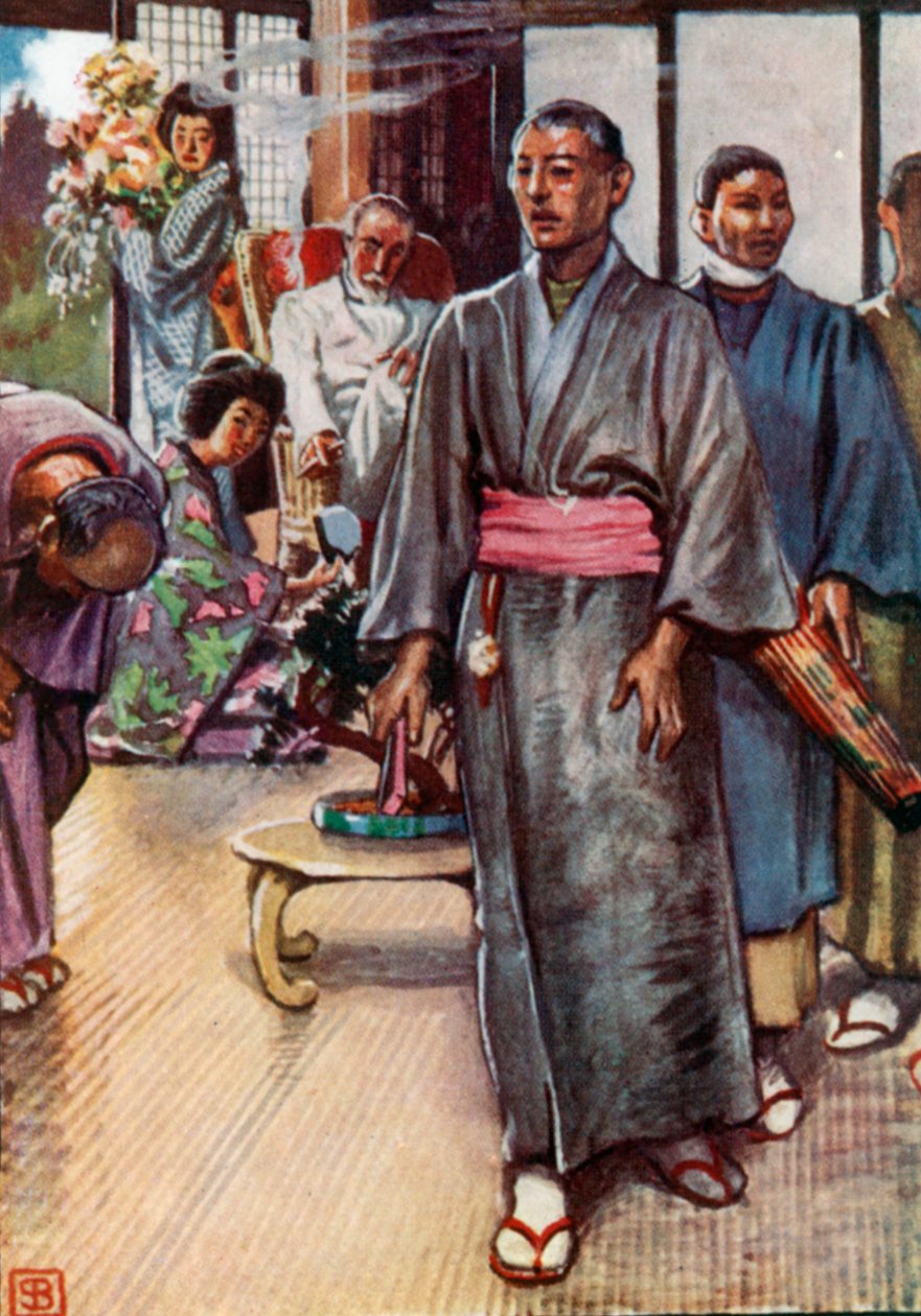 Puccini, Madam Butterfly (litografia a cores) de John Byam Liston Shaw