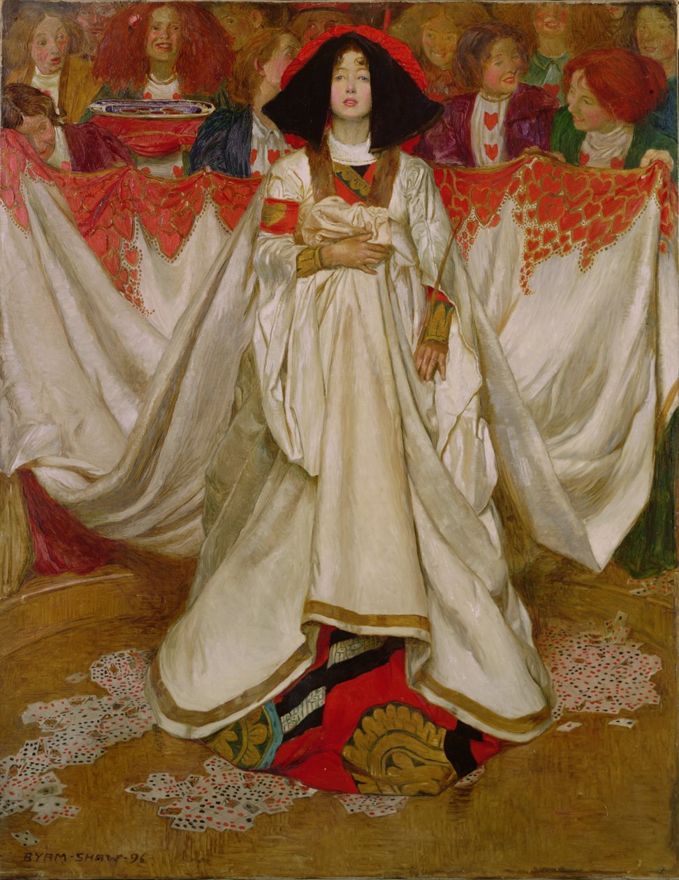Rainha de Copas, 1896 de John Byam Liston Shaw