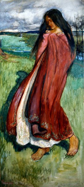 Primavera, c.1910 (guache sobre papel) de John Byam Liston Shaw