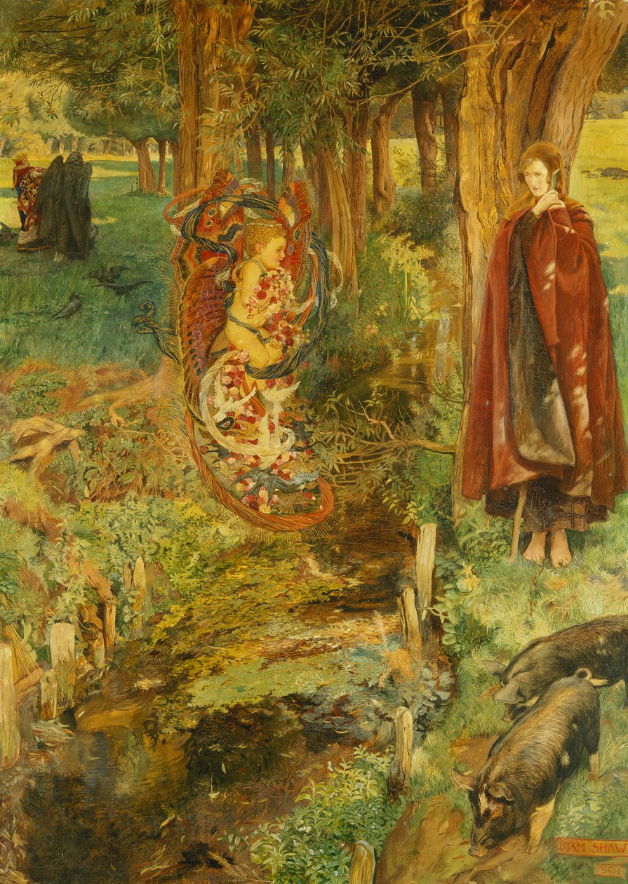 "O tempo e a sorte acontecem a todos", 1901 de John Byam Liston Shaw