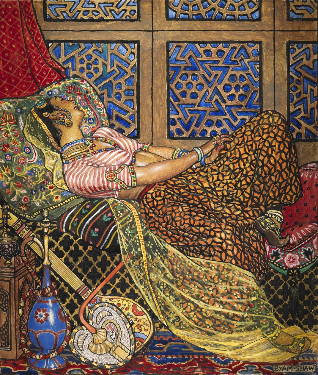 Zira: em cativeiro (wc no papel) de John Byam Liston Shaw