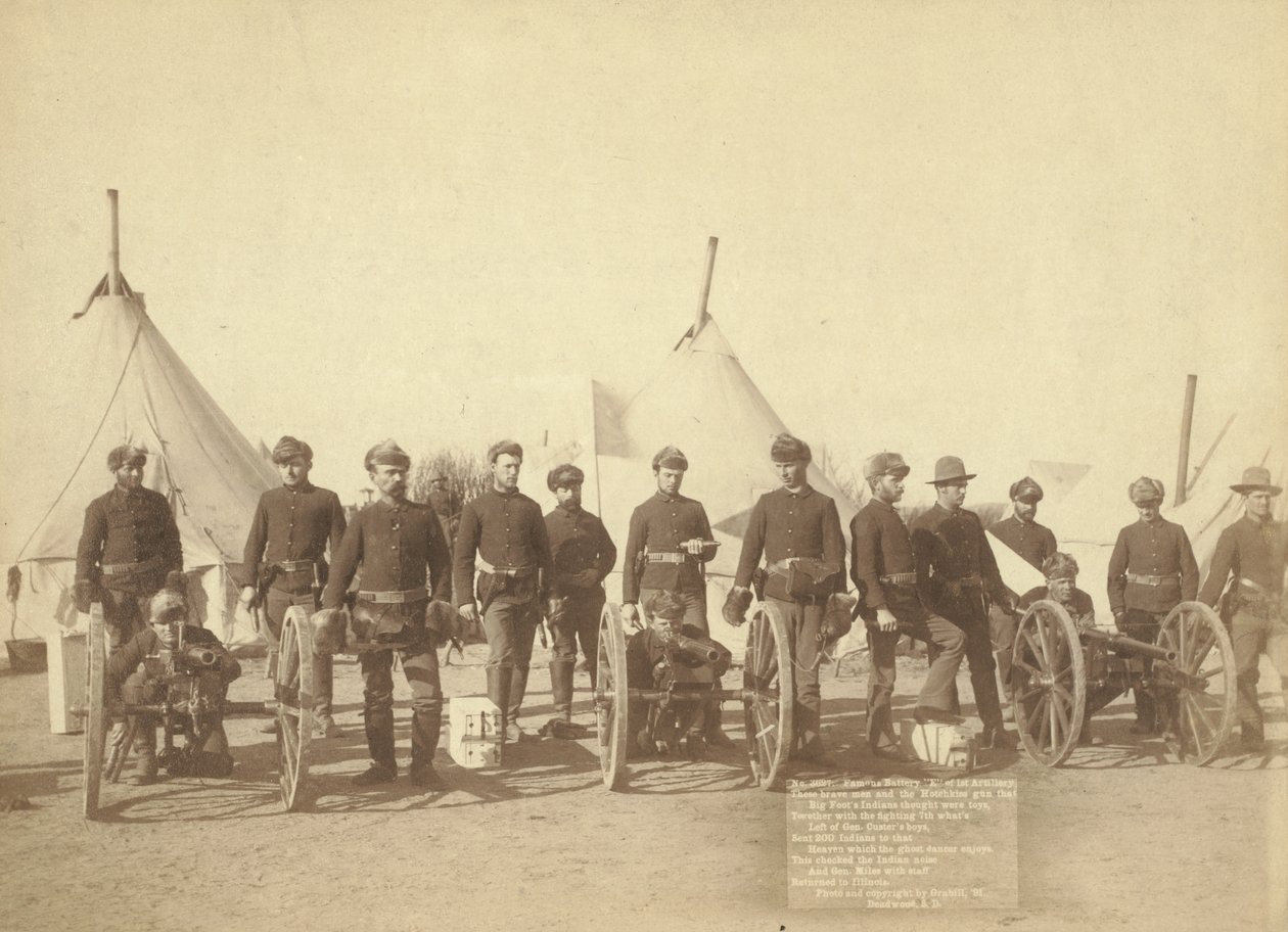 Famosa Bateria "E" da 1ª Artilharia de John C. H. Grabill