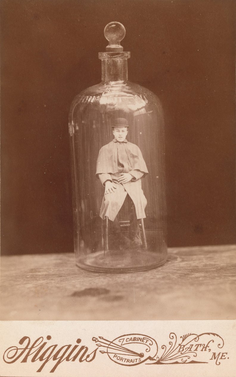 Homem em Garrafa, ca. 1888. de John C. Higgins