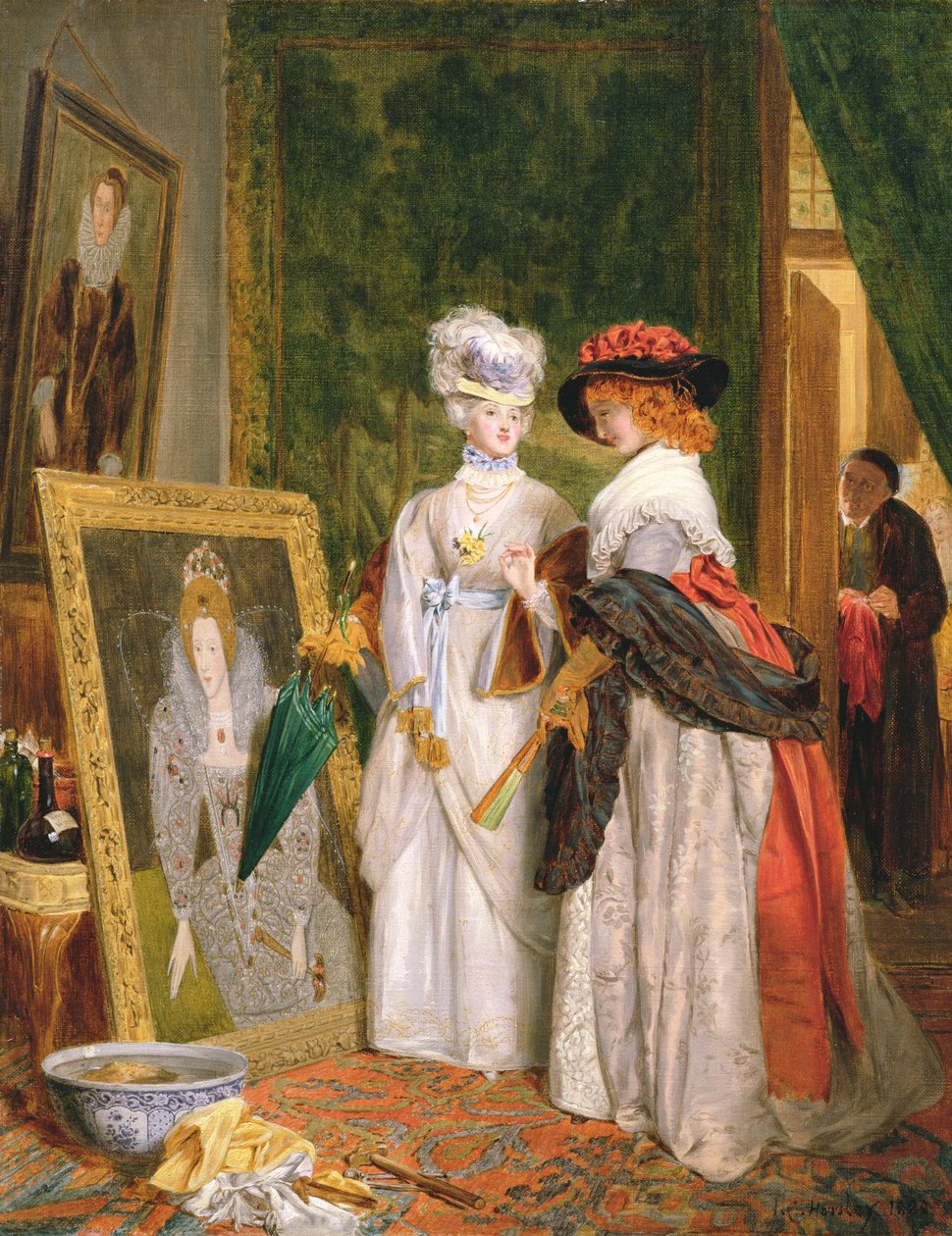 Críticos em Traje, Mudança de Moda de John Callcott Horsley