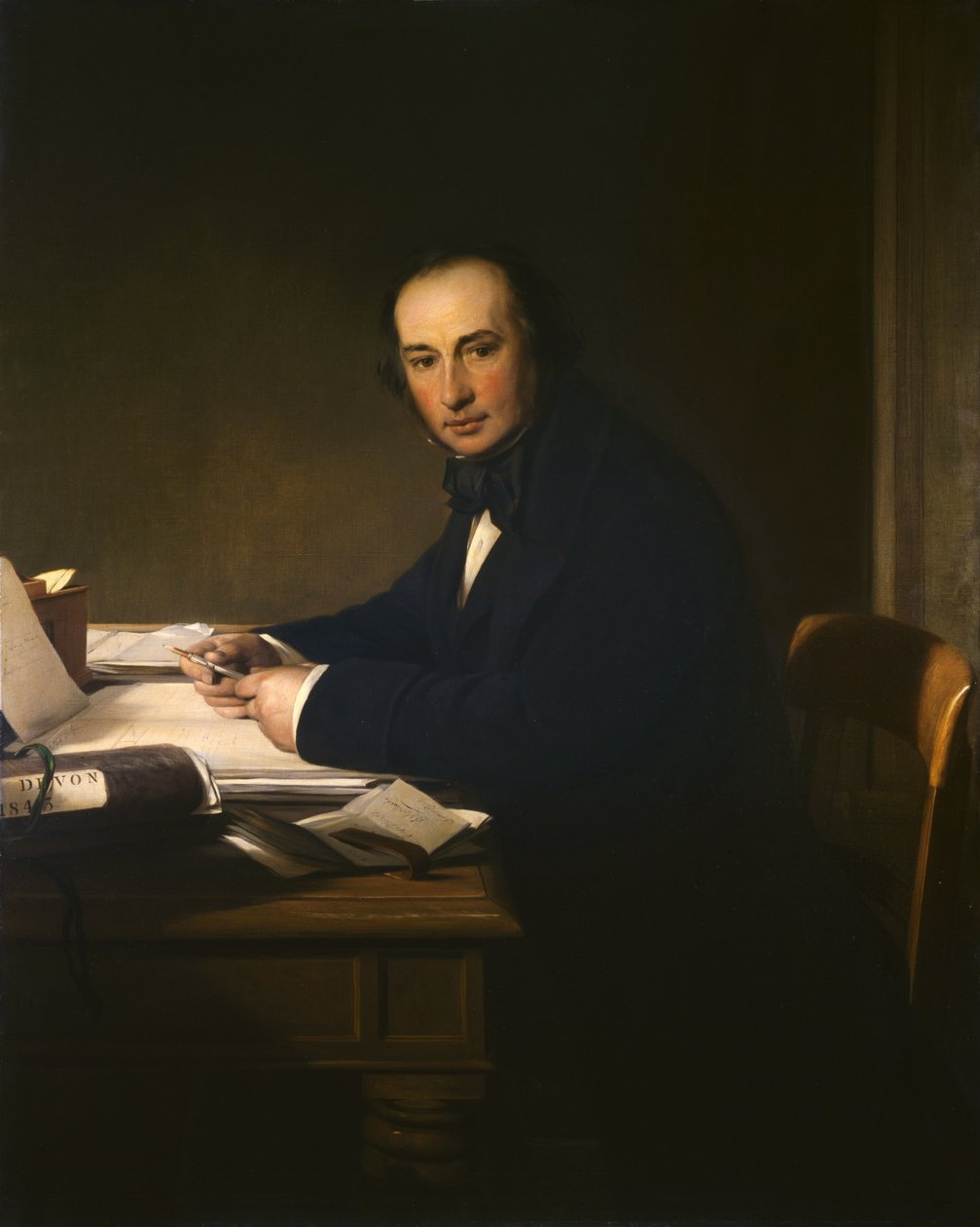 Isambard Kingdom Brunel (1806-59) (óleo sobre tela) de John Callcott Horsley