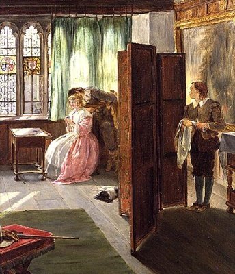 Último movimento Checkmate (2 detalhes) de John Callcott Horsley