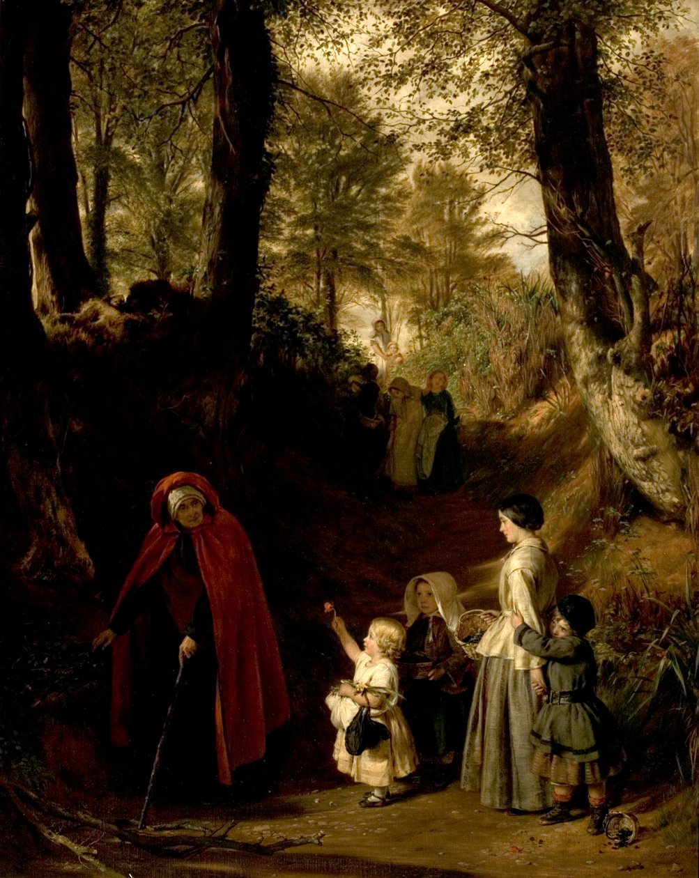 Juventude e Idade, 1857 de John Callcott Horsley