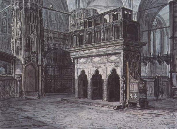 Eduardo, a Capela dos Confessores, Abadia de Westminster de John Carter
