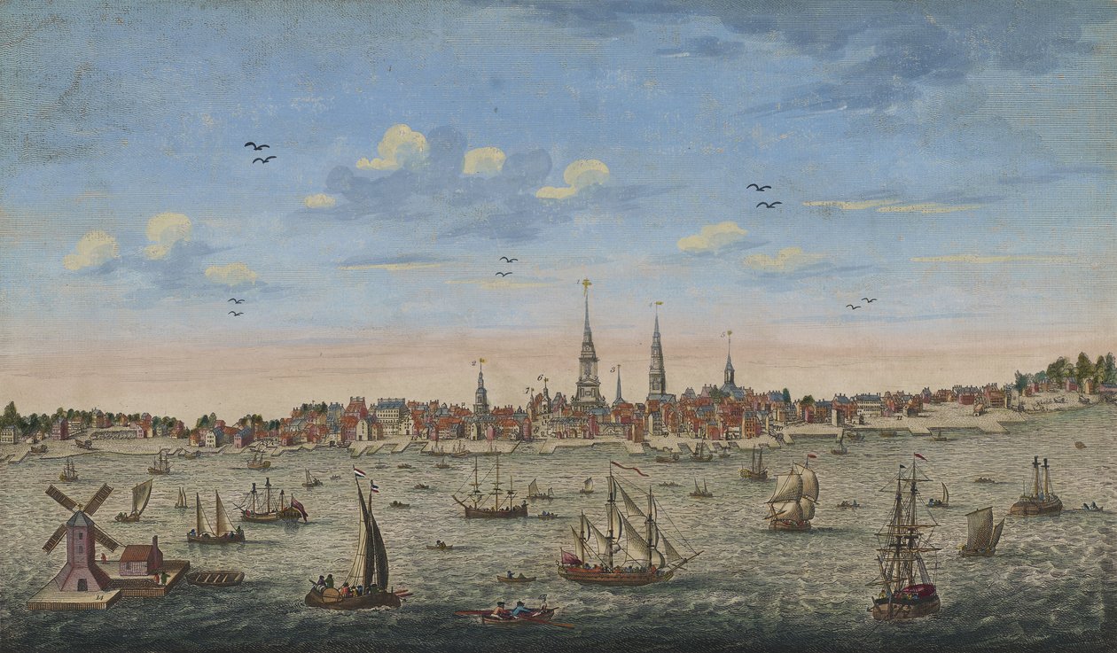Perspectiva Leste da Filadélfia, 1778 de John Carwitham
