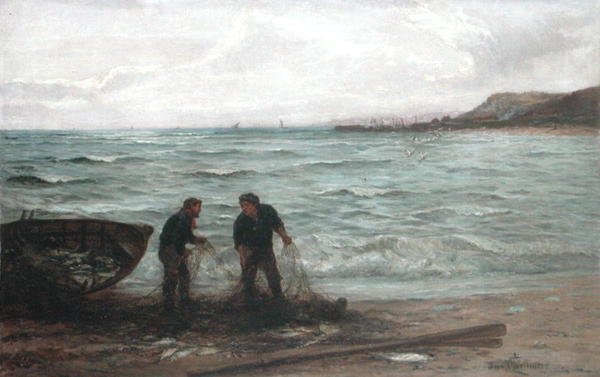 Desembarque da Apanha (óleo sobre tela) de John Chalmers