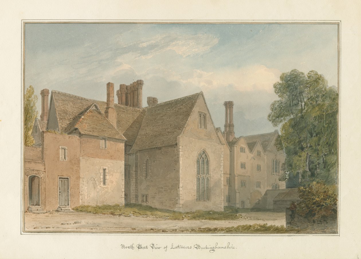 Buckinghamshire - Latimers Hall de John Chessell Buckler