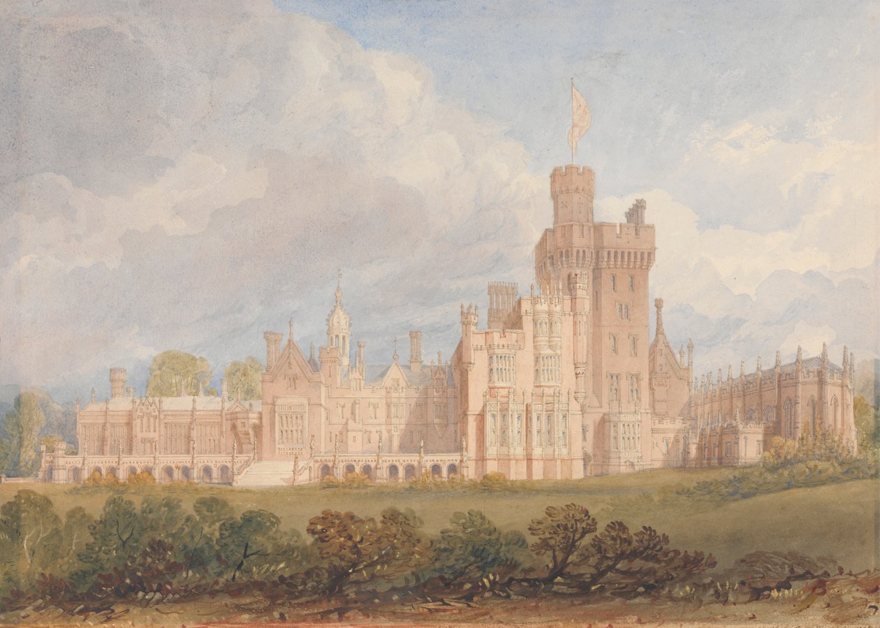 Costessy Hall, Norfolk de John Chessell Buckler