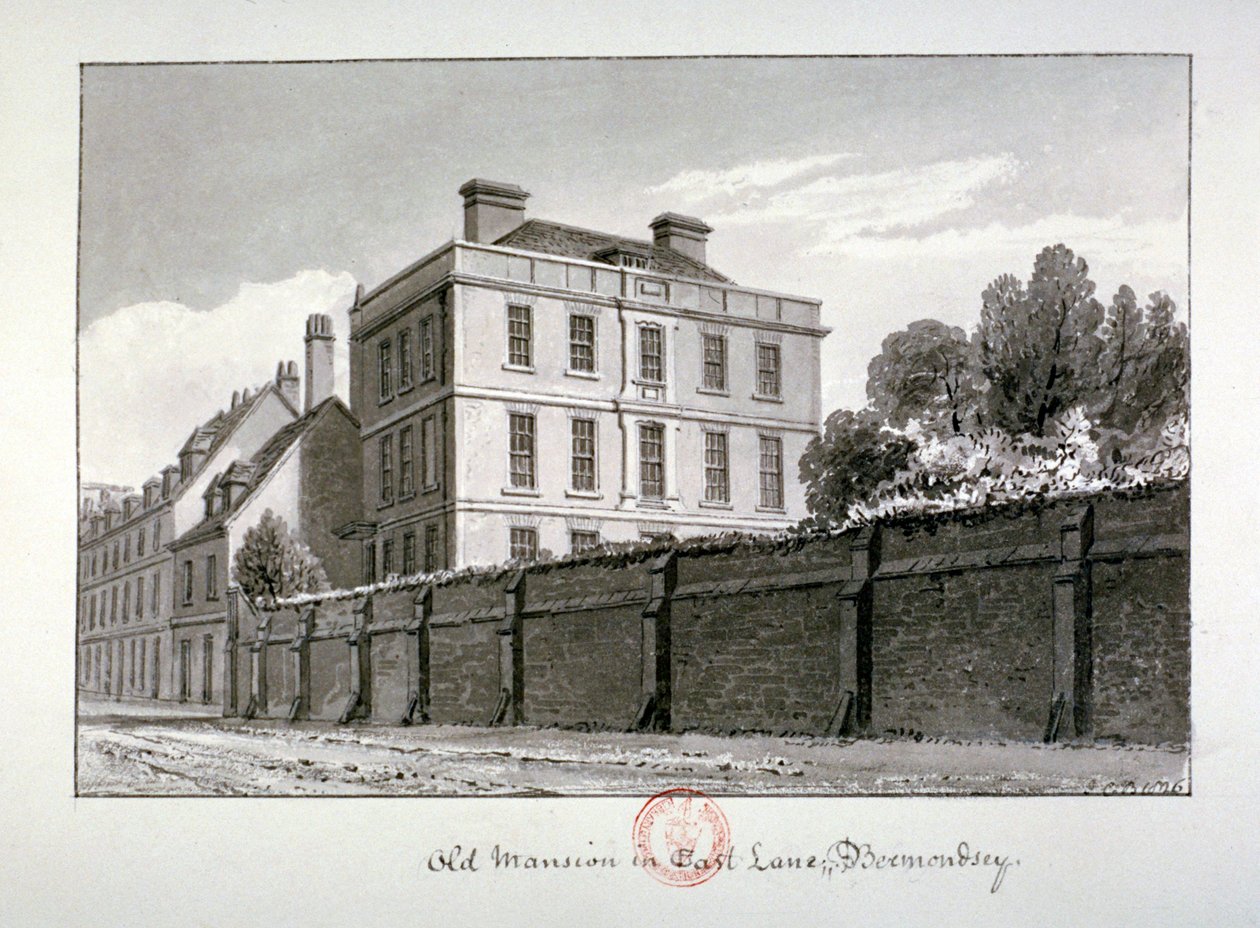 East Lane, Bermondsey, Londres, 1826 de John Chessell Buckler