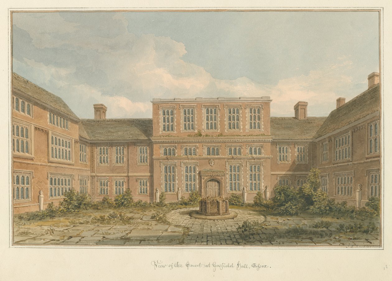 Essex - Gosfield Hall - O Tribunal de John Chessell Buckler