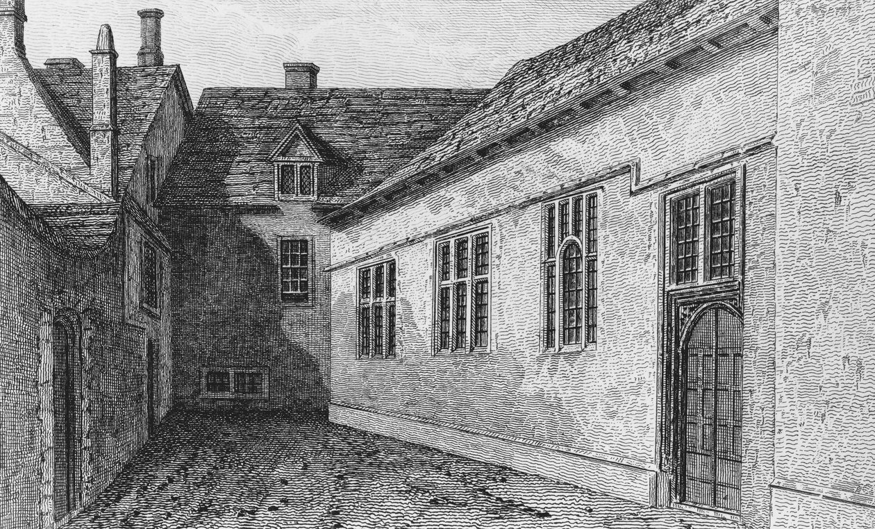 Escola de Gramática em Woodstock, Oxfordshire de John Chessell Buckler