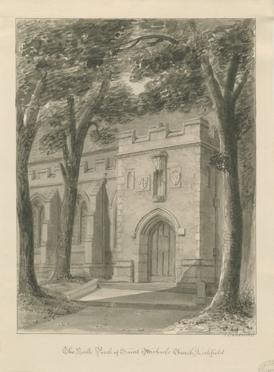 Lichfield - North Porch of St. Michael