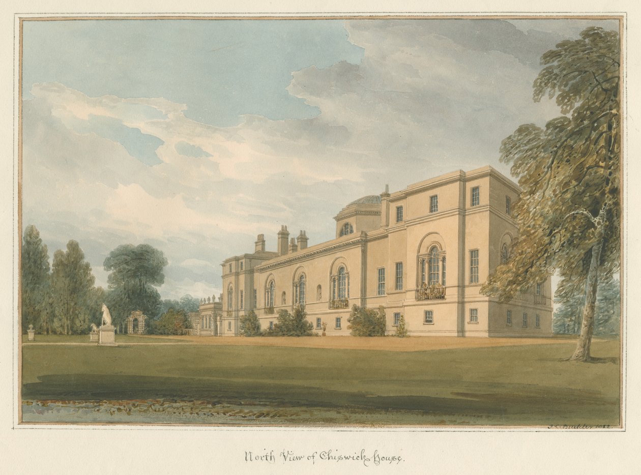 Middlesex - Chiswick House, 1822 de John Chessell Buckler