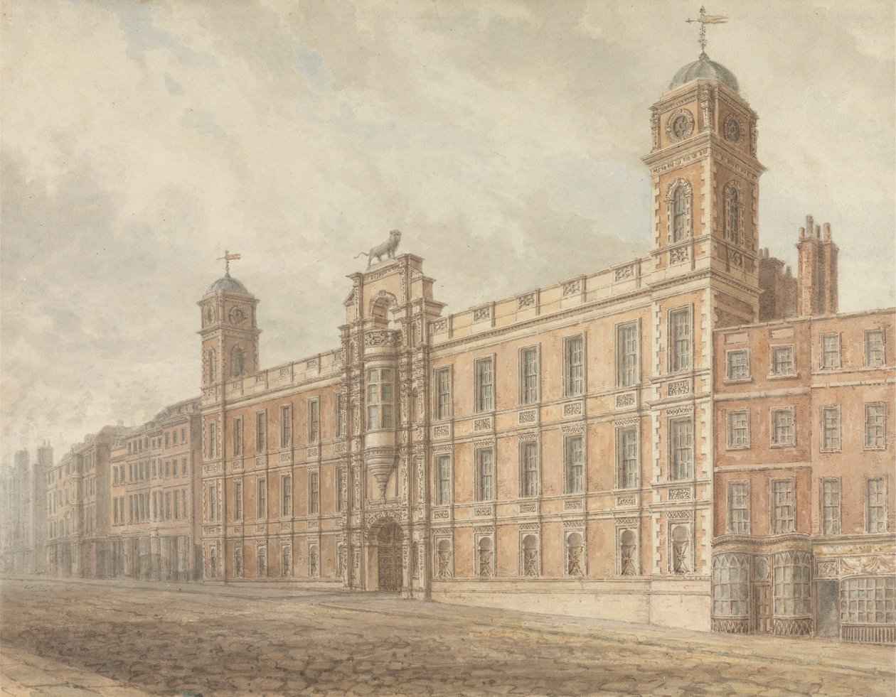 Northumberland House, Charing Cross, Londres de John Chessell Buckler