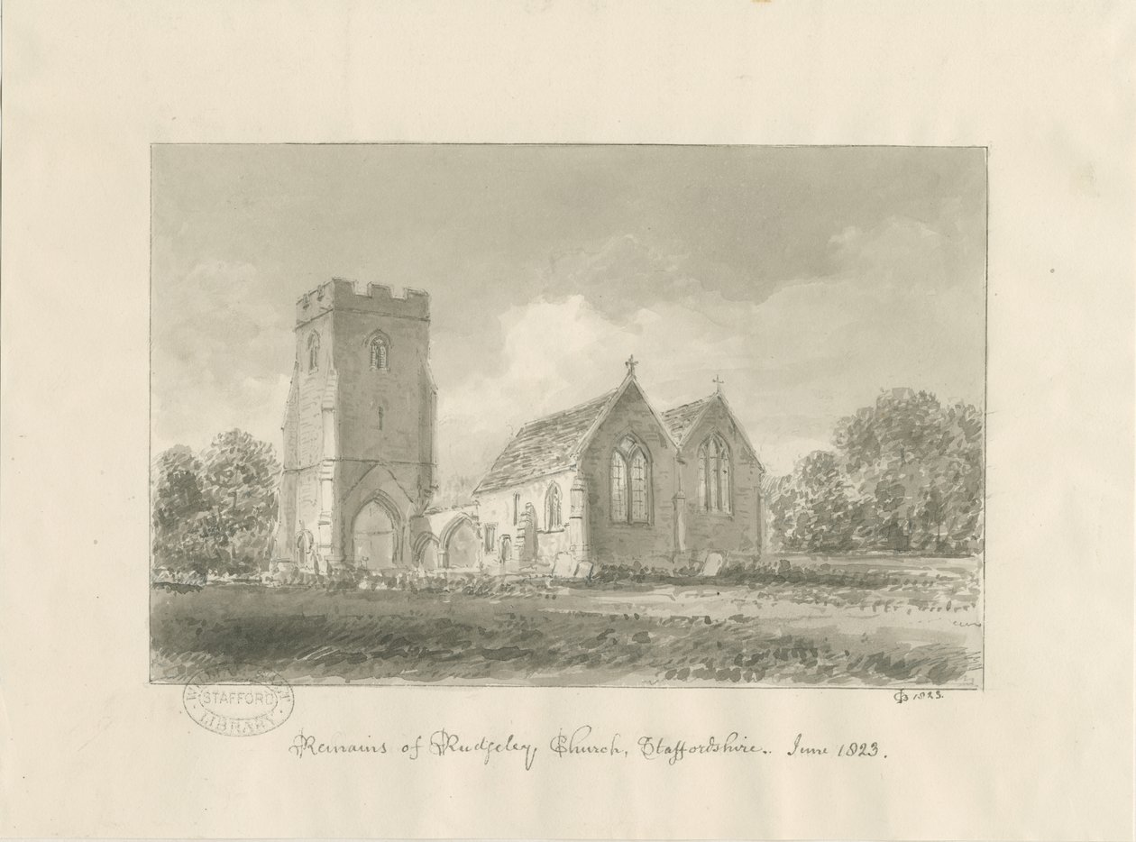 Igreja Rugeley de John Chessell Buckler
