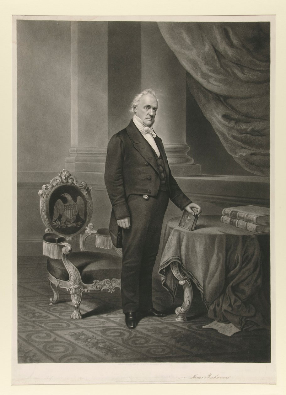 James Buchanan (assinatura fac-símile) de John Chester Buttre