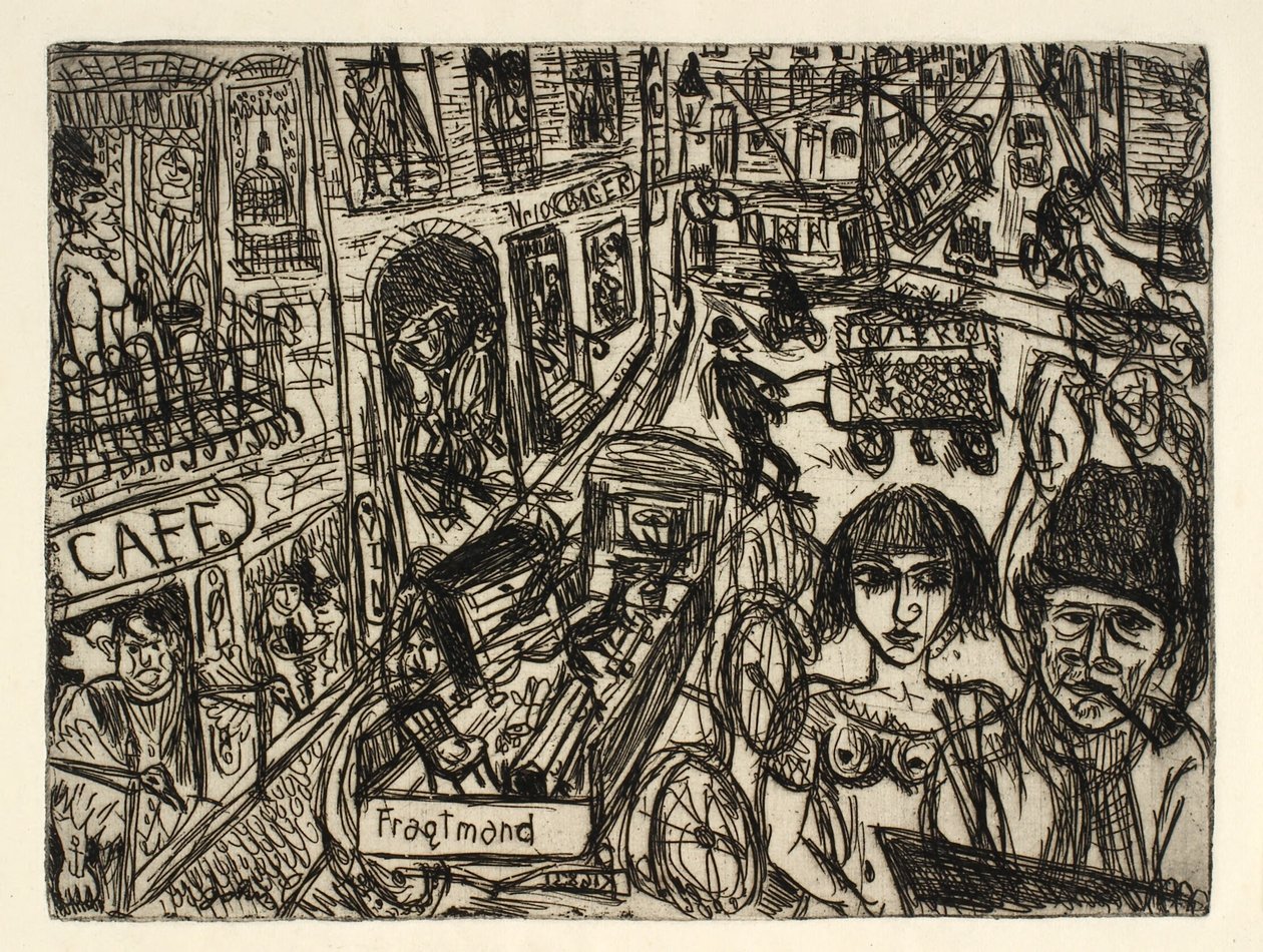 Vida de rua em Nørrebro de John Christensen